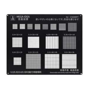 MEGA-IDEA UNIVERSAL BLACK STENCIL
