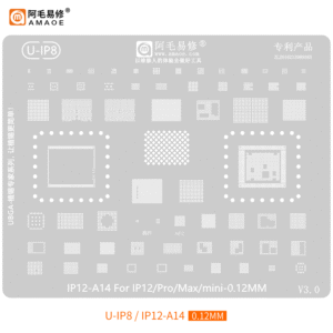 Amaoe IP 12/ Pro/Max/Mini - A14 Stencil