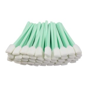 WIDE HEAD DUST-FREE CLOTH COTTON SWAB 100PCS