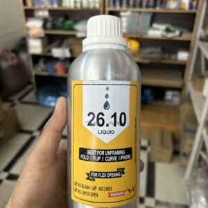 26.10 Liquid BEST FOR UNFRAMING for foldable, flip, curved, and iPhone models.