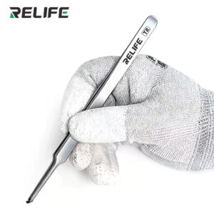 Relife T2 Extended Anti-Magnetic Flat Round Tip Tweezer