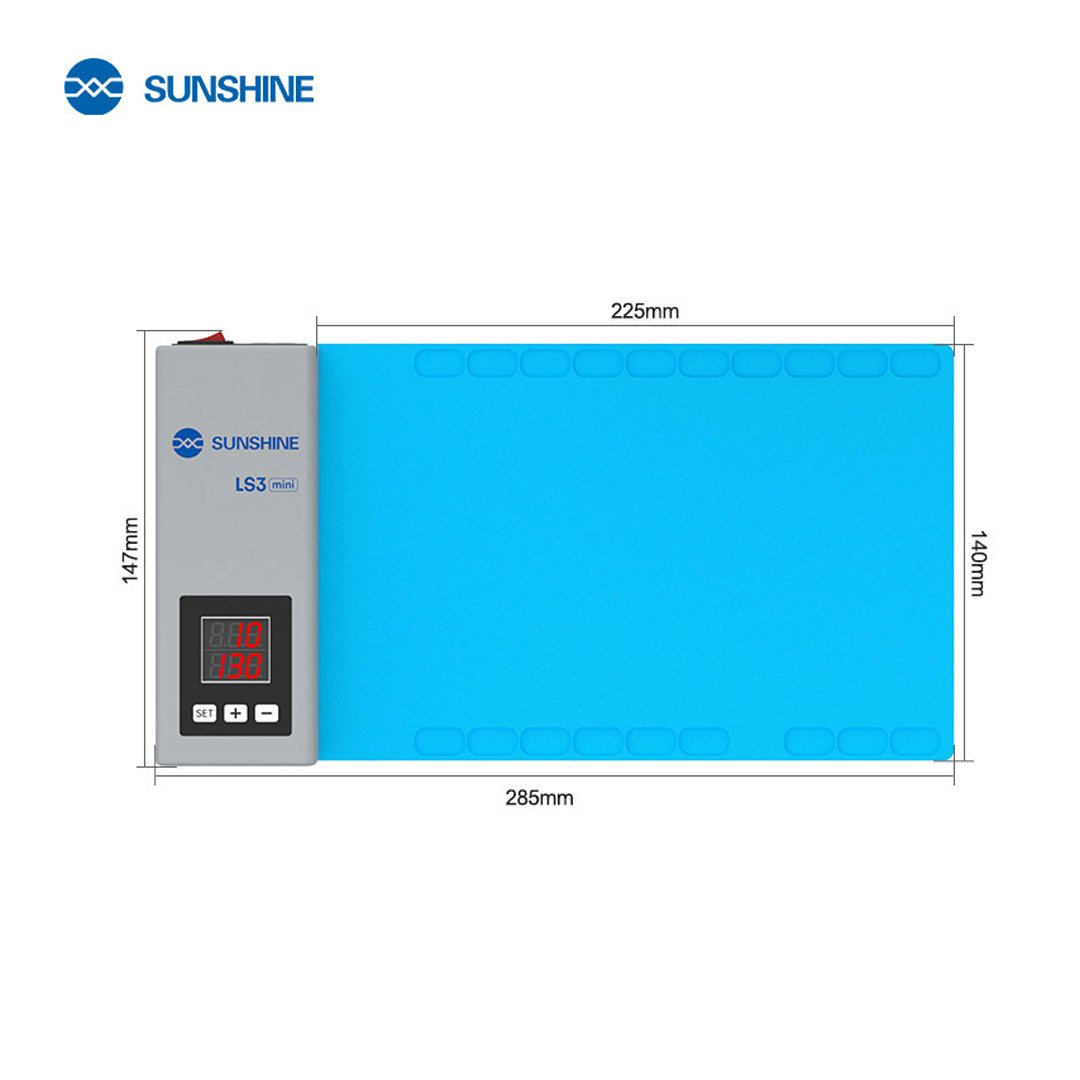 Sunshine LS3 Mini 10.5-inch LCD Screen Remover Heating Separator Pad - Image 1